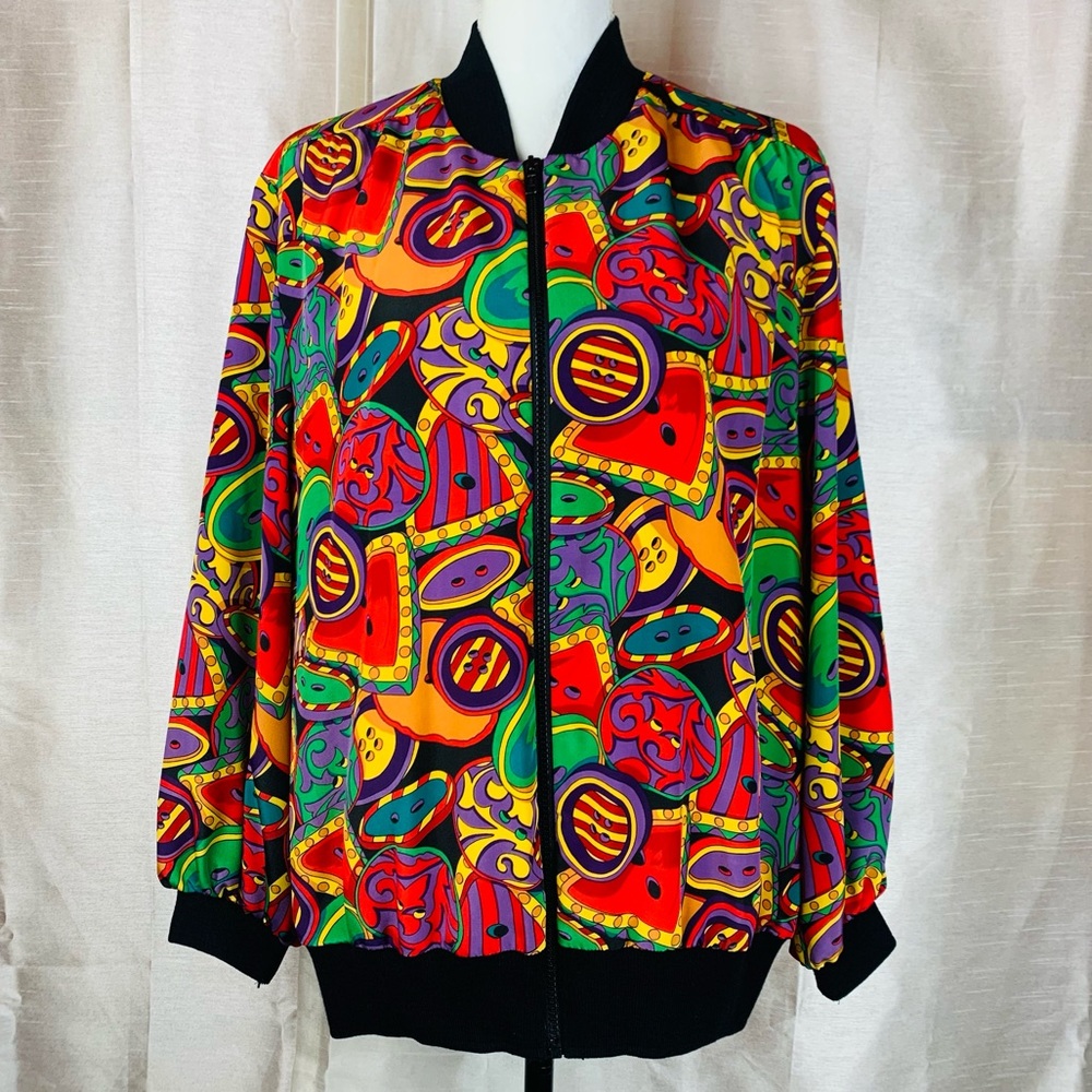Vintage 80s Amato Lightweight Bomber Style Jacket